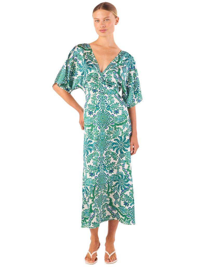 Misa Zania Dress Reflective Botanical