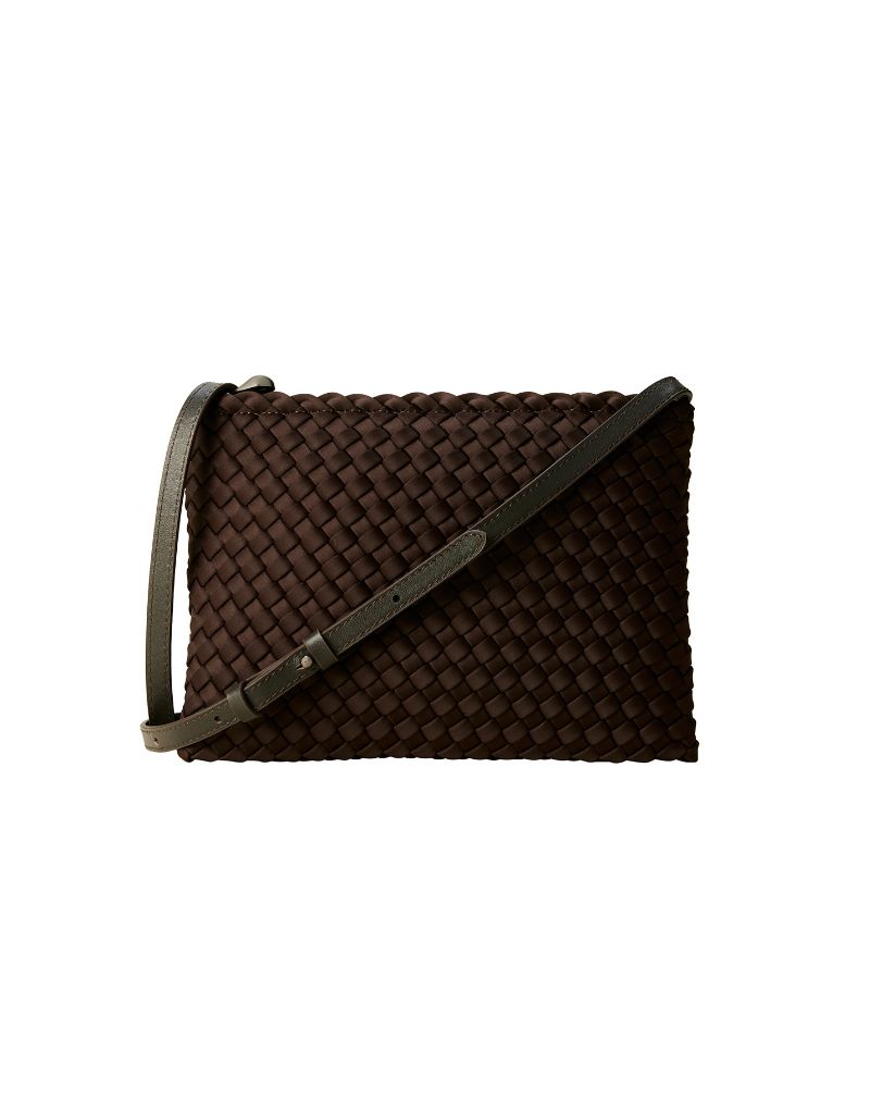 Naghedi Soho Medium Envelope Chocolate