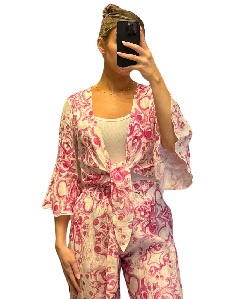 Top Orione Ravello Large Pink