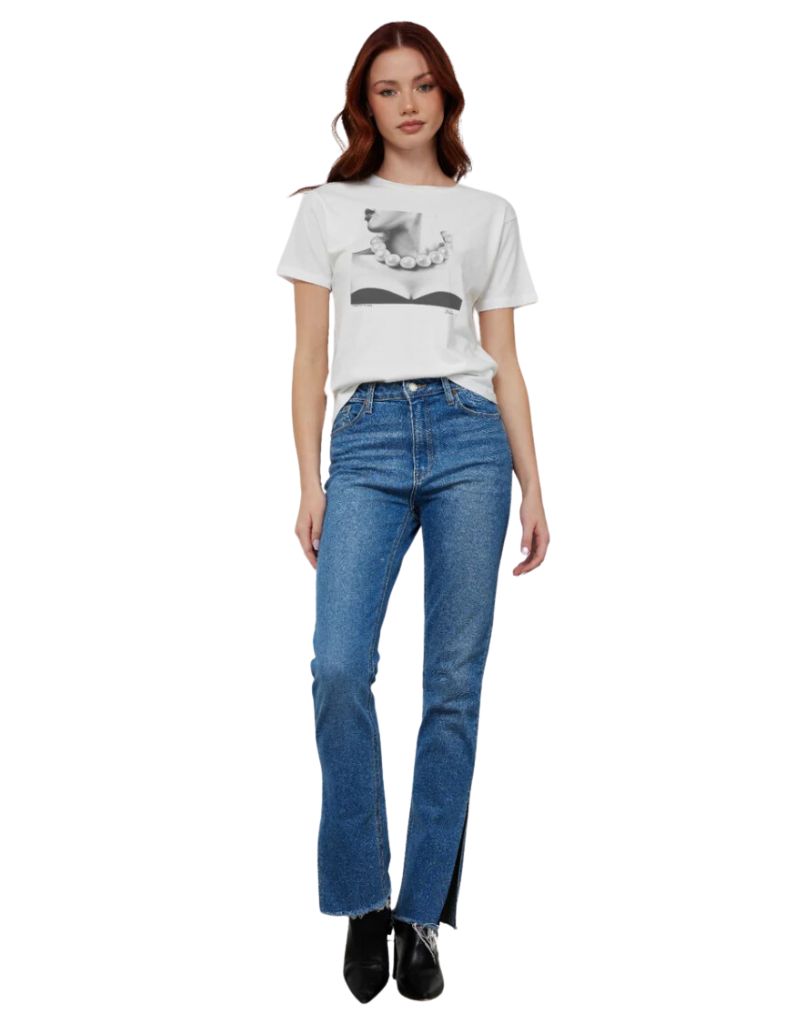 Pretty Things Mushie Tee Worn White