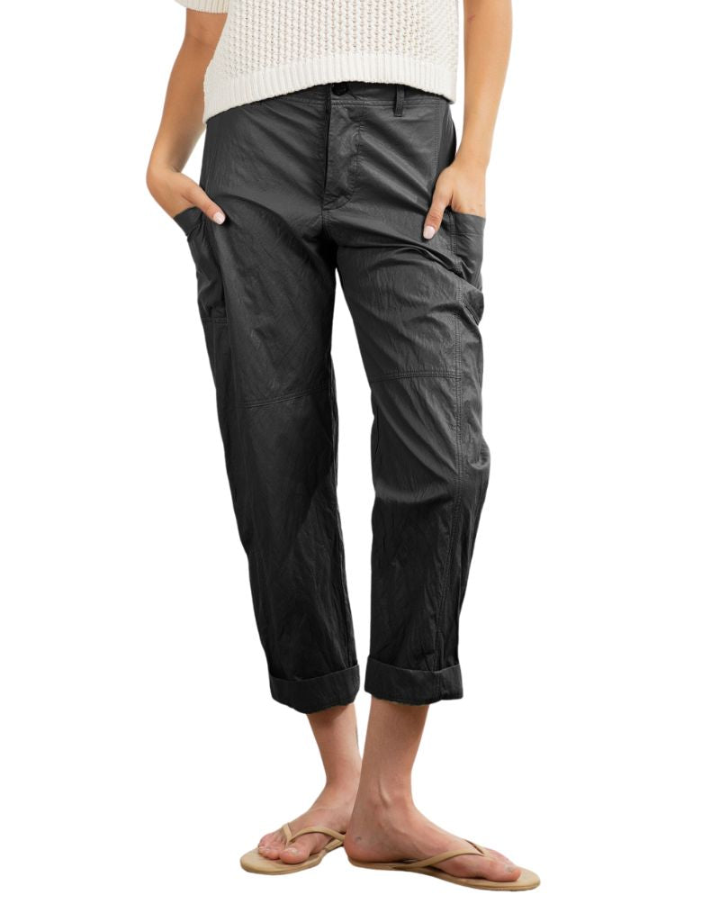 Pharaoh Torrance Pant in Faux Leather Black