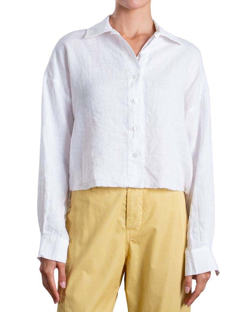Pharoah Esme Shirt in French Linen White