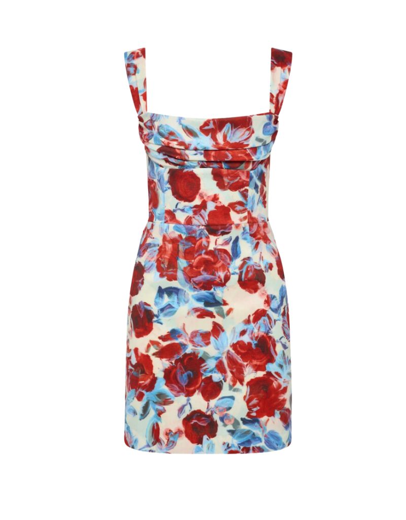 Rebecca Vallance Fleurette Mini Red Poppy Fields Print