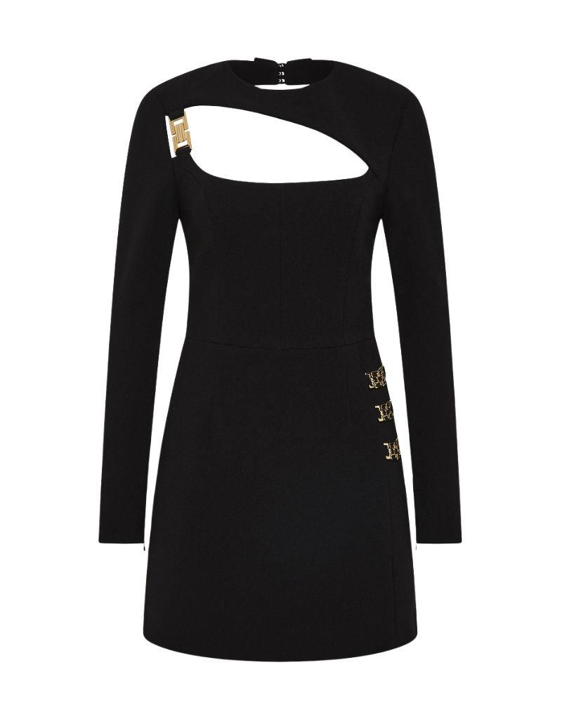 plus size womens dresses Rebecca Vallance | Milena Mini Dress Black