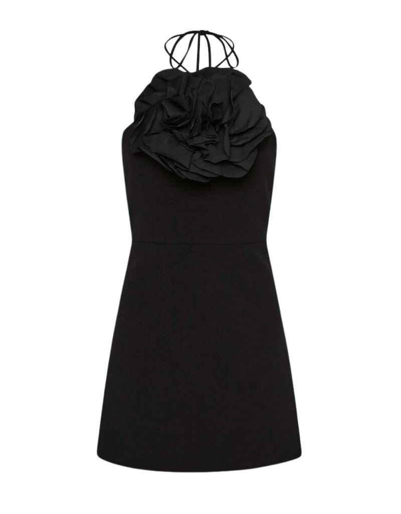 Rebecca Vallance | Odetta Halter Mini Black