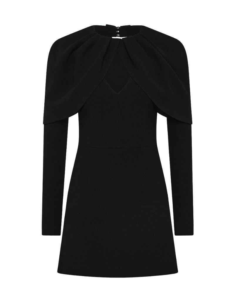 rebecca vallance black mini dress Rebecca Vallance Bellatrix Low-Back Rhinestone Halter Mini Dress, Black, Women's, 10, Cocktail & Party Wedding Guest Dresses Halter Neck Dresses