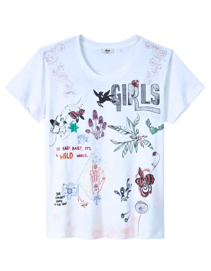 Sia T-Shirt Girls Rainbow