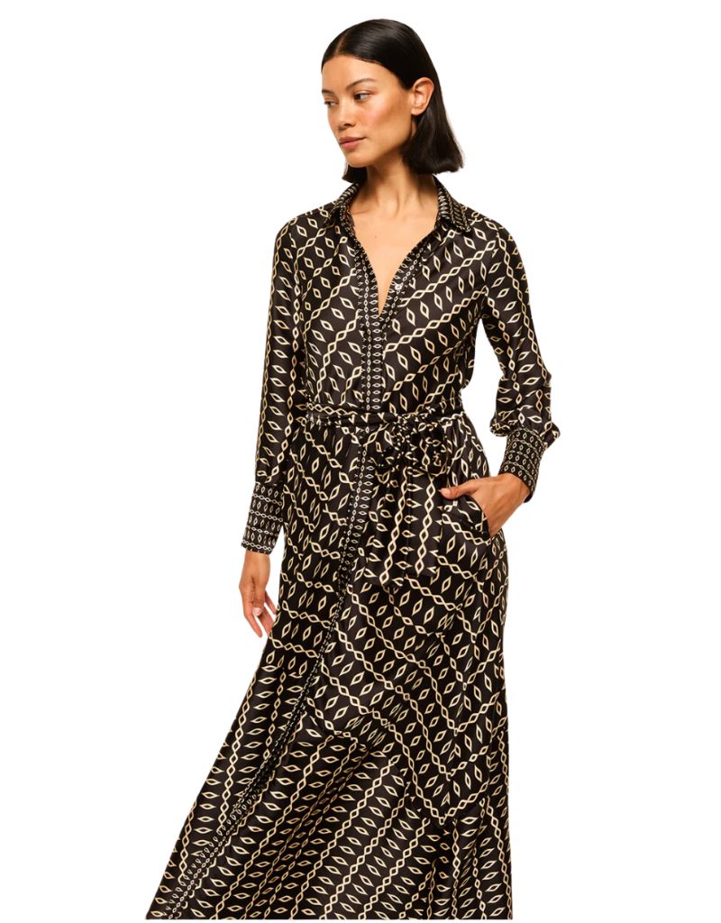 Stevie Dress Go West Geo Mix