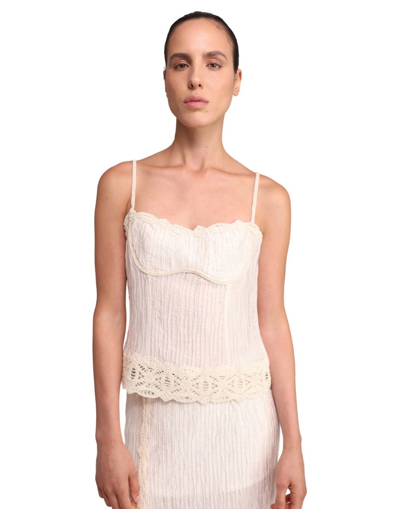 Sabina Musayev Yvonne Top Ivory