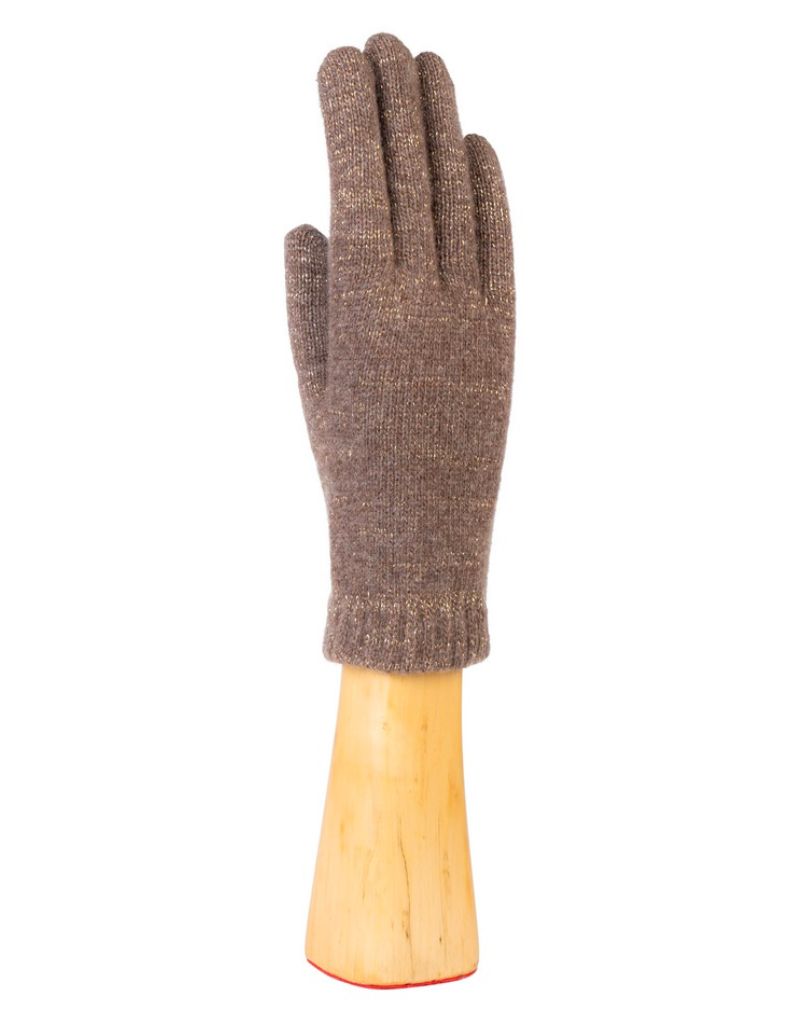 Santacana NST-LC-47 Wool and Cashmere Gloves Lurex Short Vison
