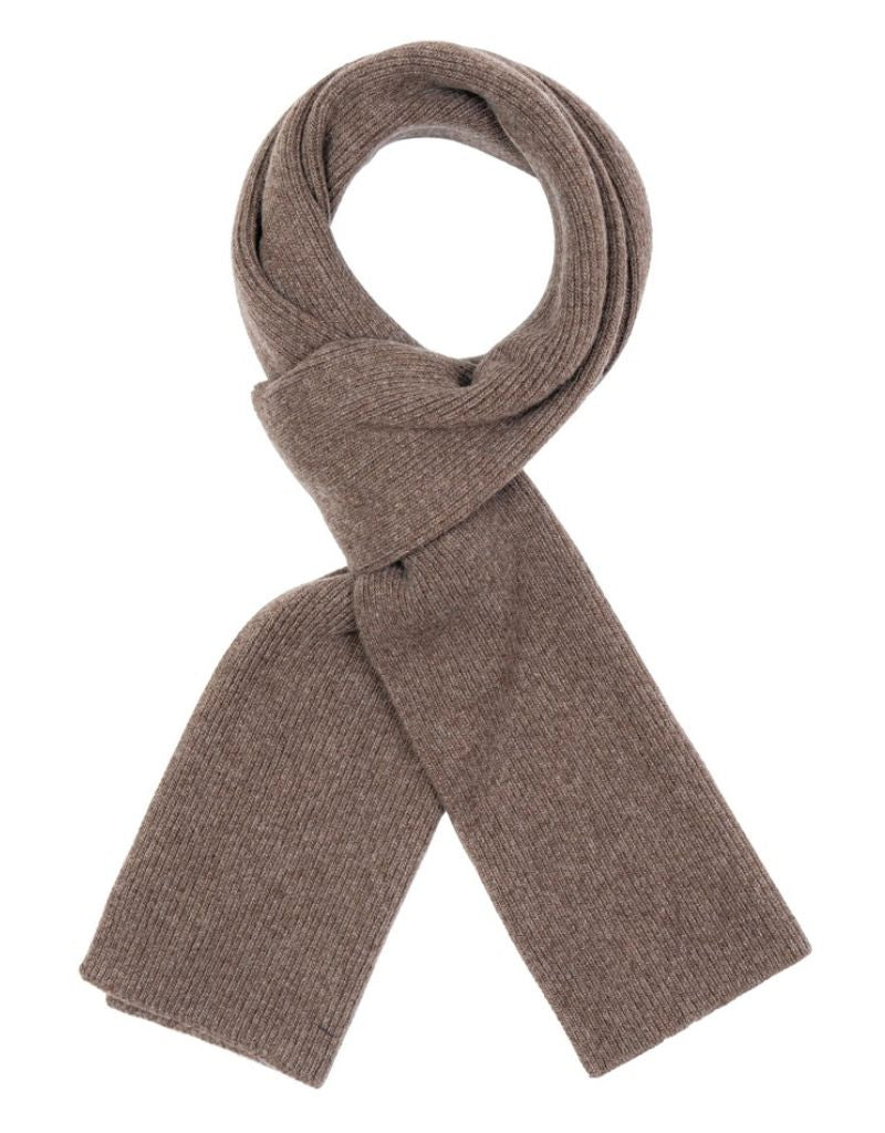 Santacana NST-LCB-08 Wool and Cashmere Scarf Fine Ribbed Vison