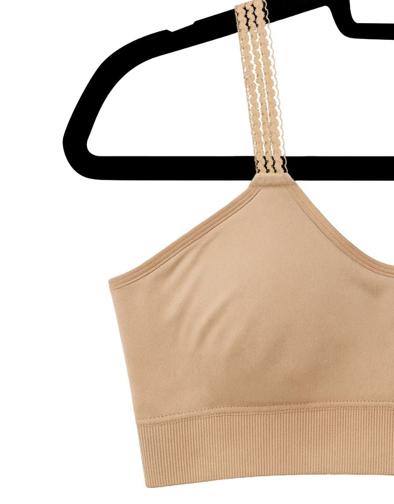 Strap-Its Nude Bra with Attached Strap Liquid Gold