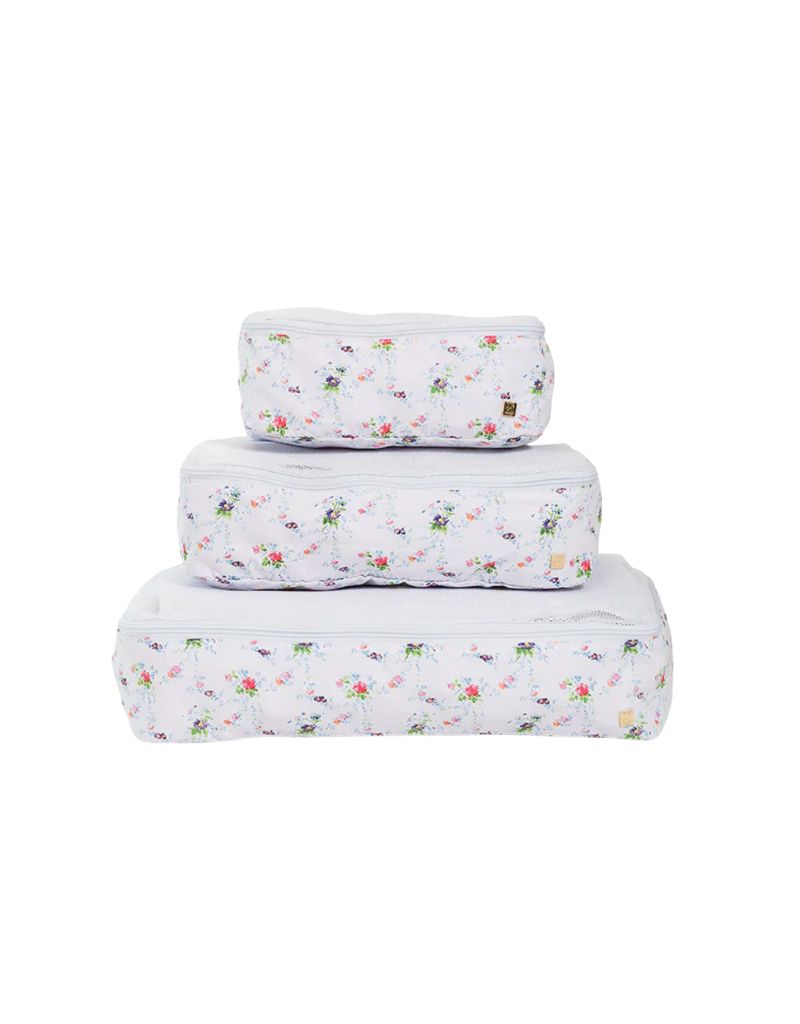 TRVL Luxe Packing Squad Packing Cubes Juliette Floral