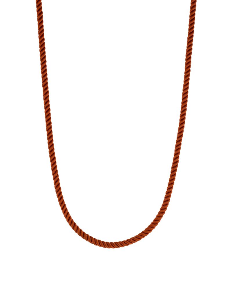 Thatch Coco Silk Cord Necklace 15-17 Inch Sienna