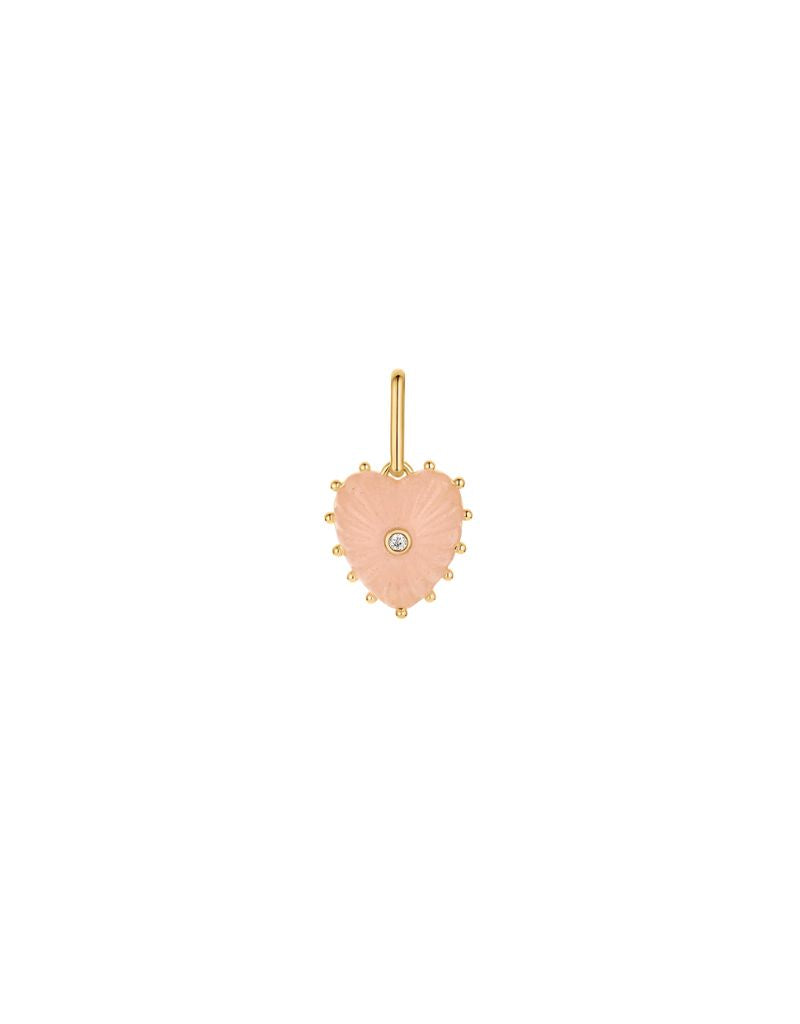 Thatch Isabel Pink Jade Heart Charm