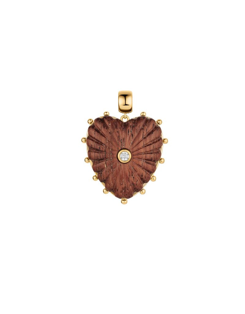 Thatch Malene Coconut Heart Bail Charm