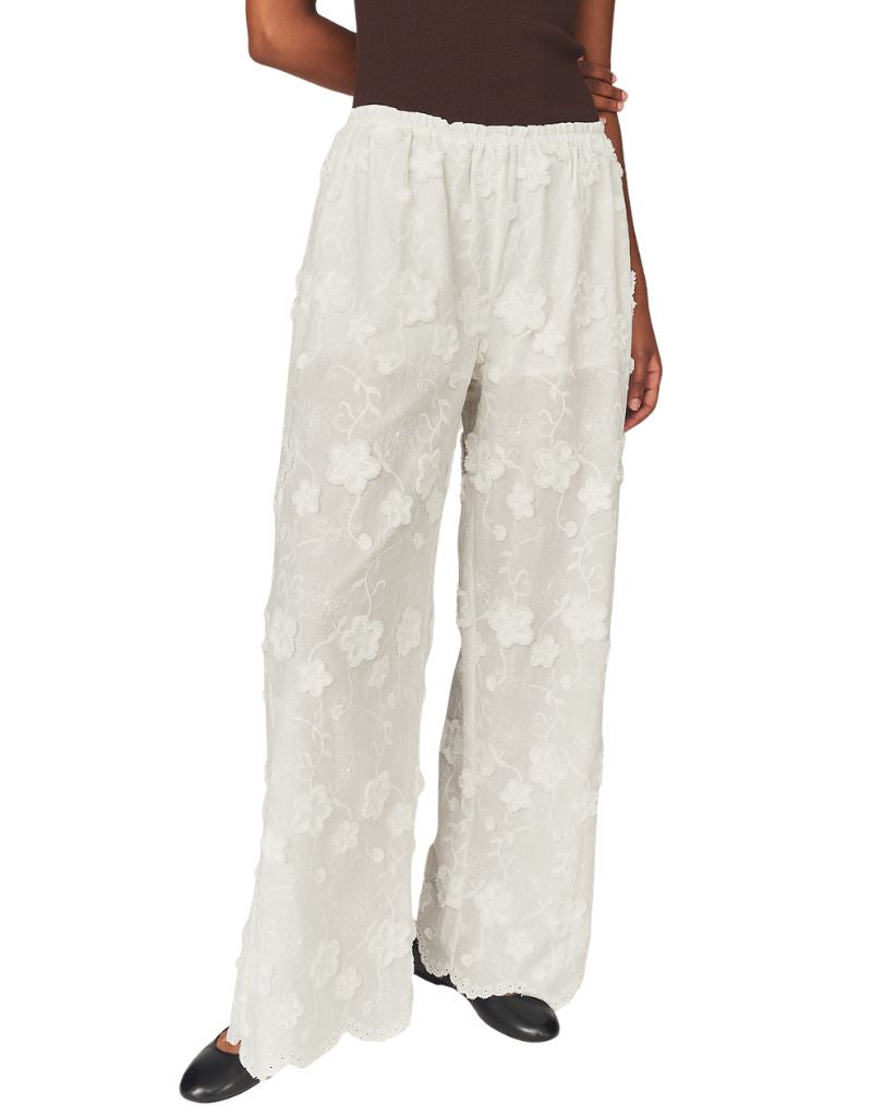 The Garment x Tomorrow Fleur Pants Cream