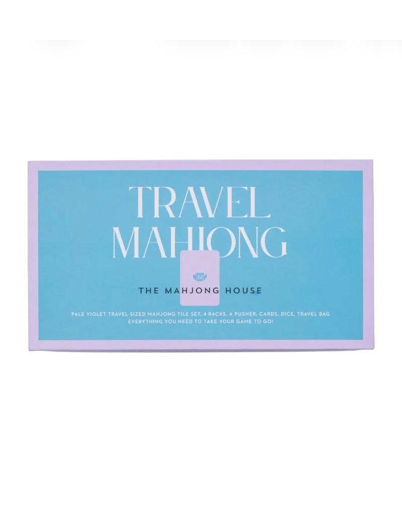 The Mahjong House Pale Violet Travel Mahjong Set