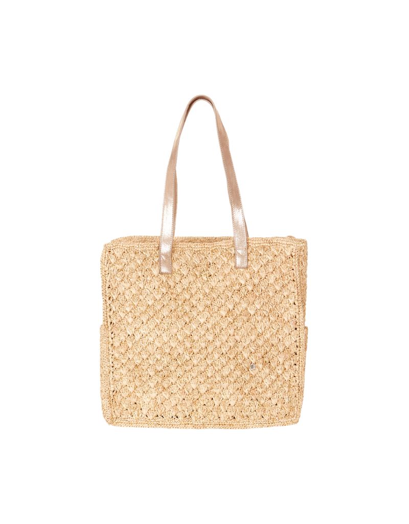 Treviso Tote Natural Gold