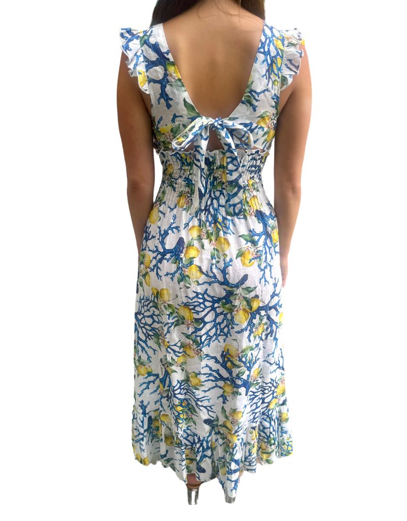 Dress Tucano Long Lemon Flower
