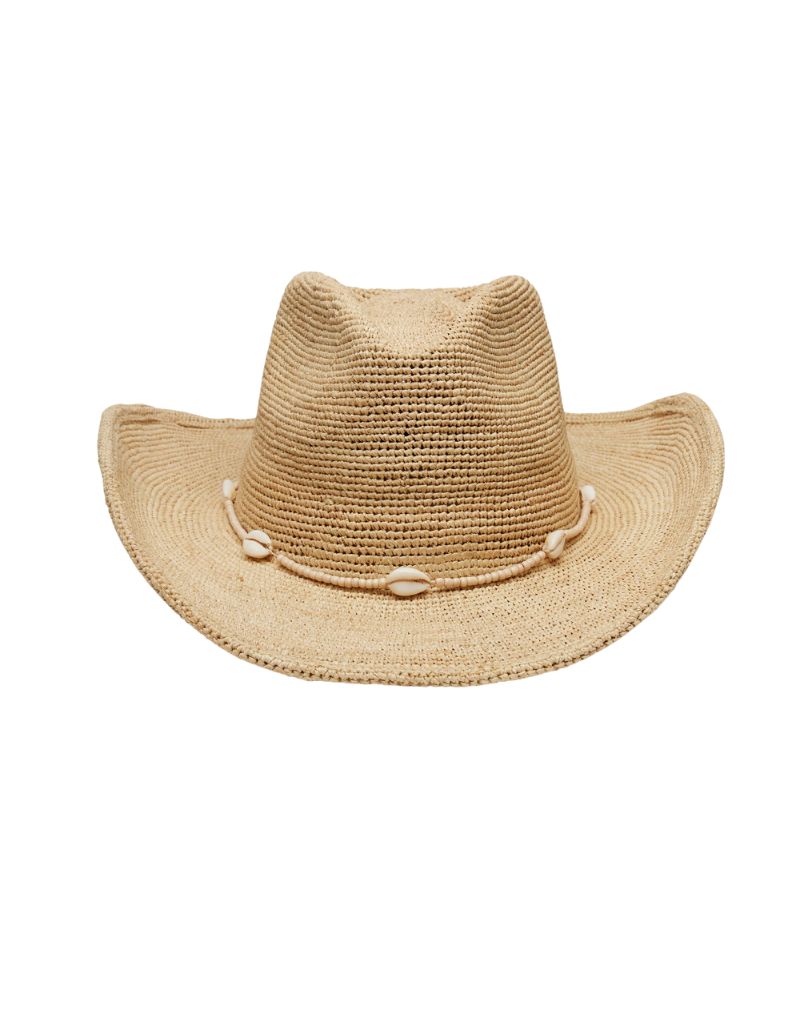 Wyeth Reed Straw Cowboy Hat in Natural
