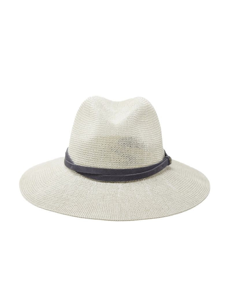 Wyeth Sedona Fedora Hat in Light Grey