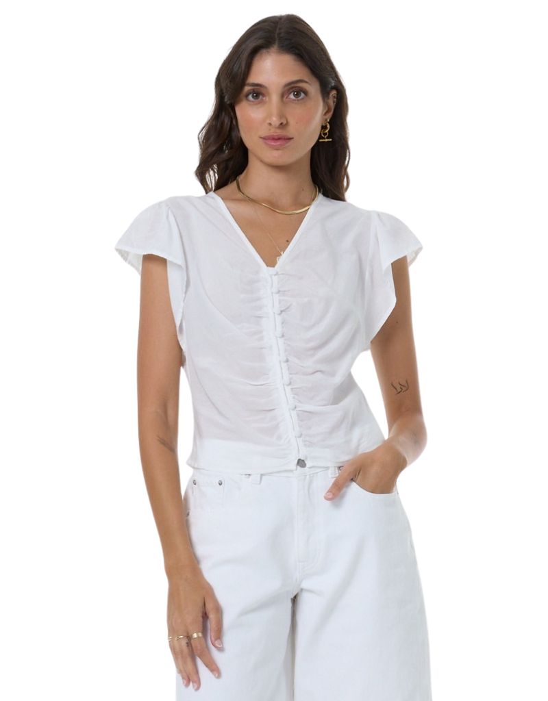 Young Fabulous & Broke Reyna Top Bone Solid