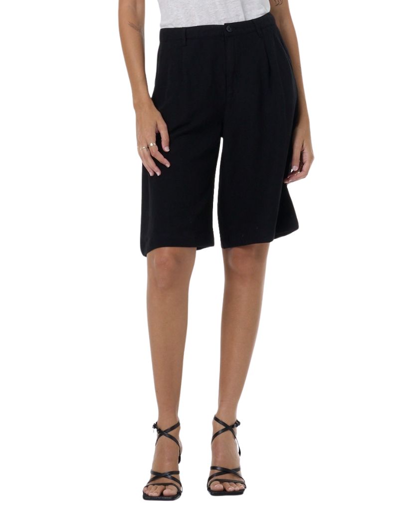 Young Fabulous & Broke Terrance Long Bermuda Short Black Pigment