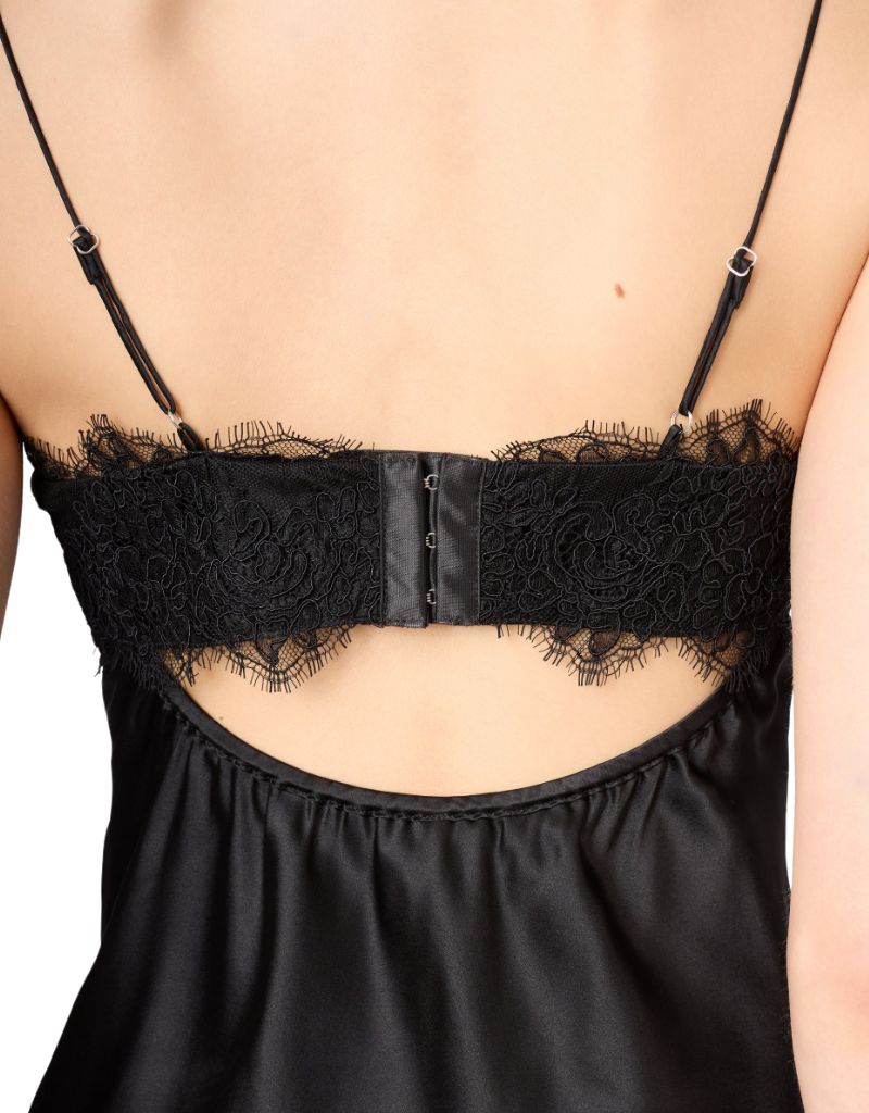 Zoie Bustier Camisole Black