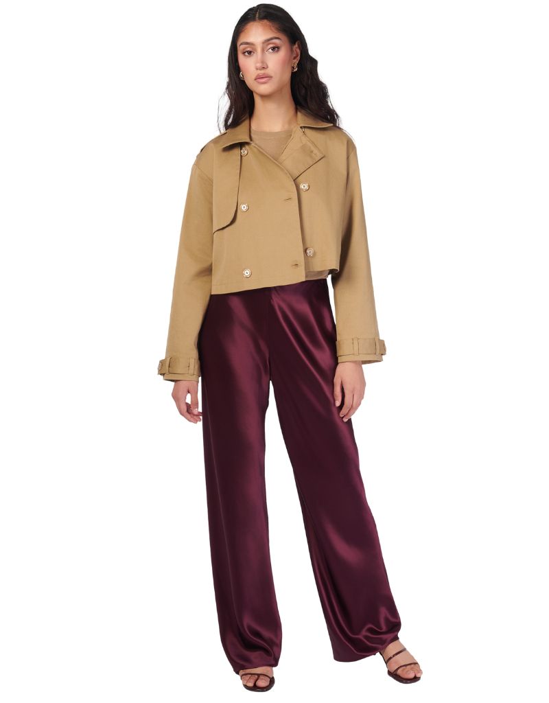 Bristol Mid Rise Pant Blackberry