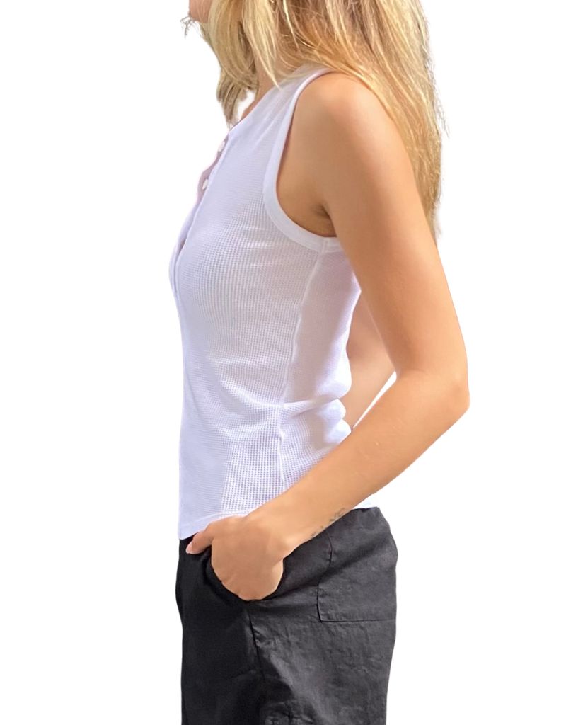Kiera Henley Tank in Thermal White