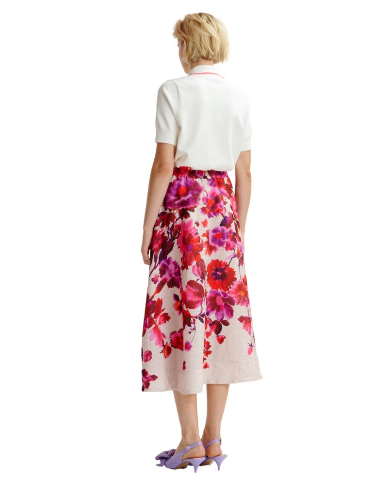 Harbour Wide A Line Skirt Combo 3 Off White