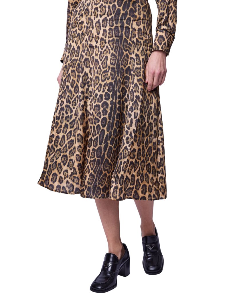 Jalia Skirt Leopard Print