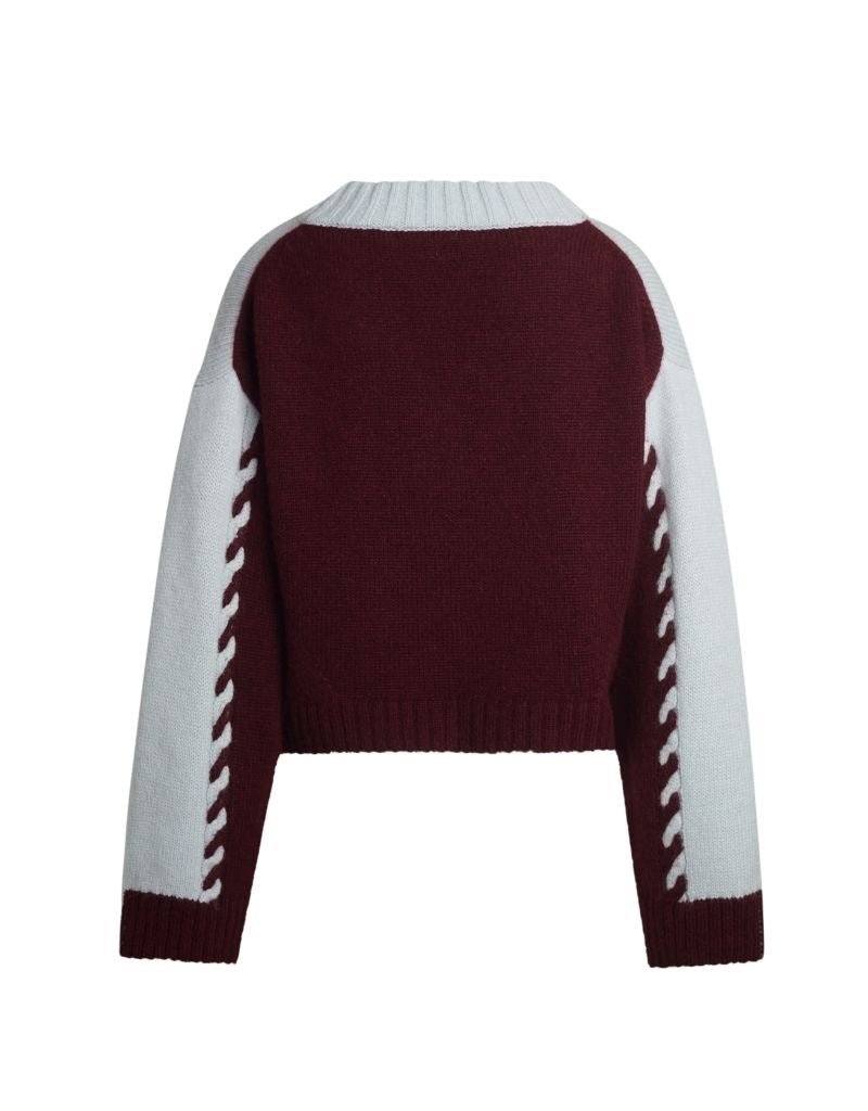Lora Sweater Powder Blue Merlot