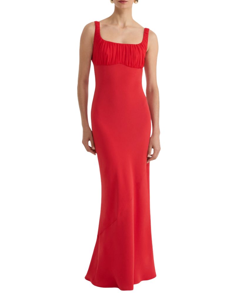 Chantal Long Dress Scarlet H26