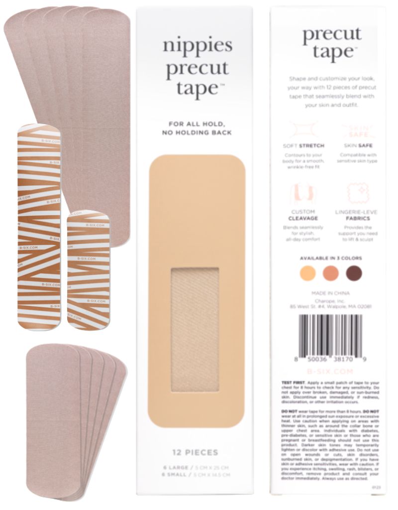 Nippies Precut Boob Tape (12 Pieces)