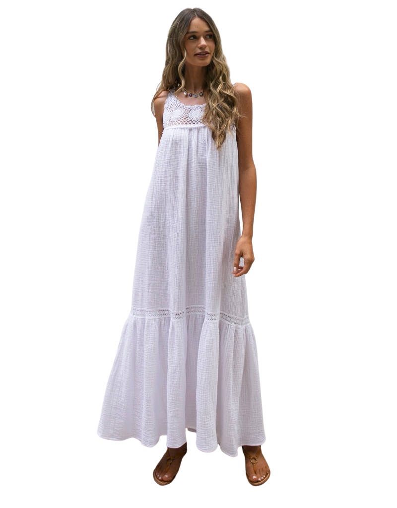 Allegra Dress White
