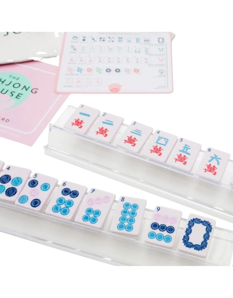 Pale Violet Travel Mahjong Set