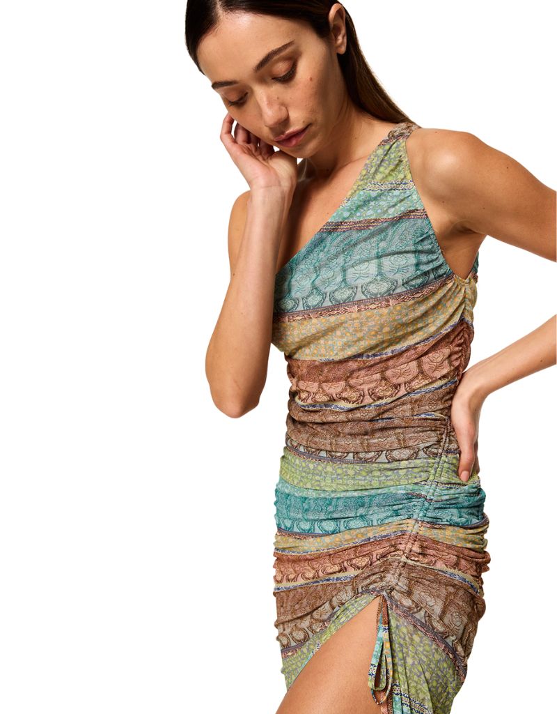 Sirena Dress Paisley Ombre Mesh