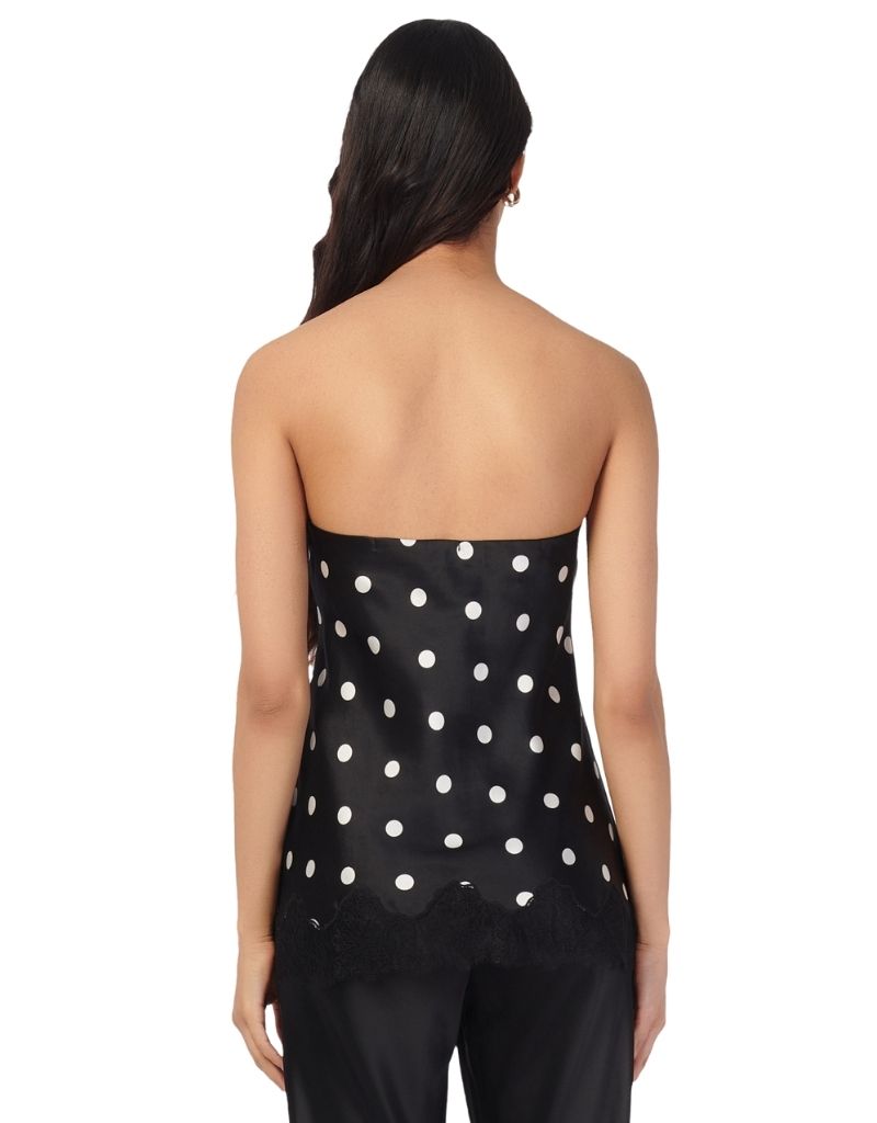 Odessa Strapless Camisole Polka-Dot