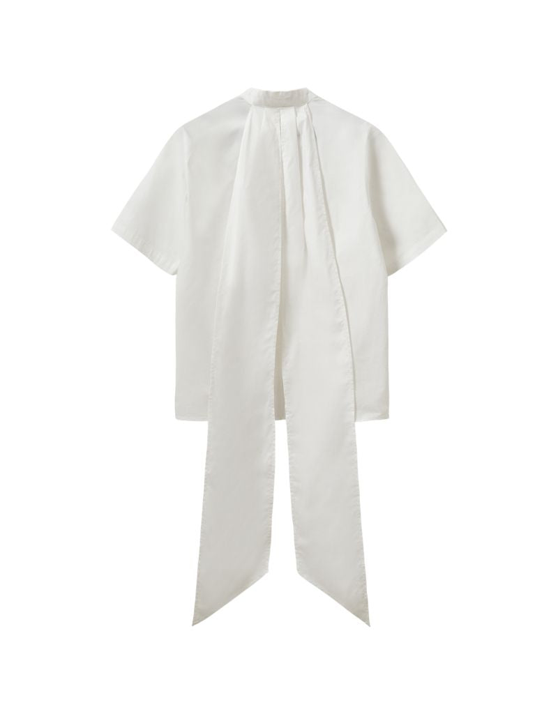 Cyprus Scarf Shirt White