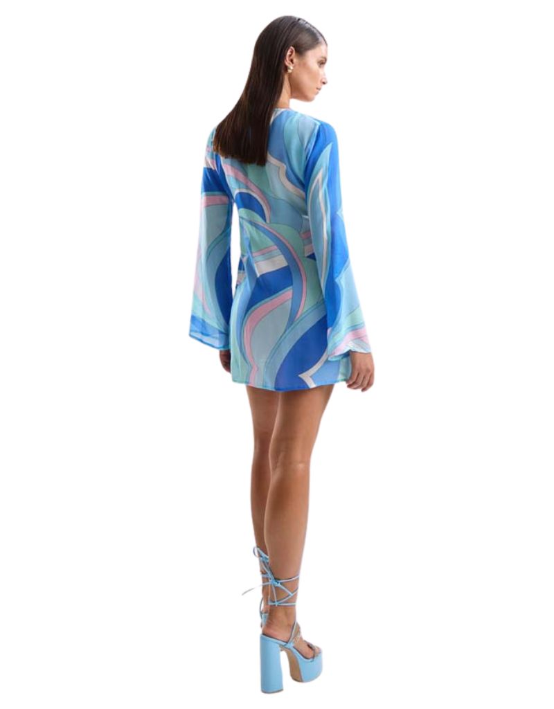 Lulu Lobster Dress Dolce Blue