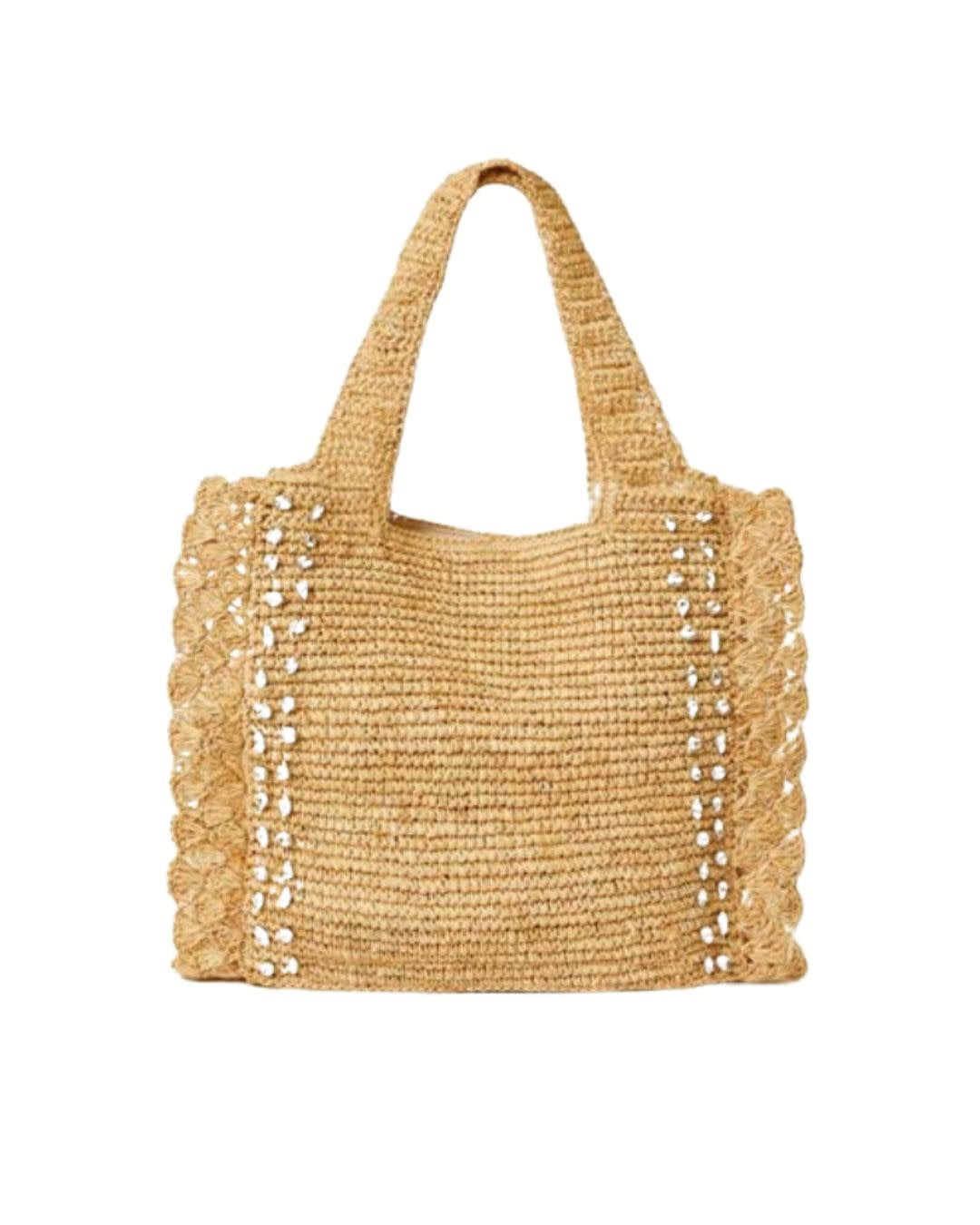 BTB Bardot Crystal Tote Natural