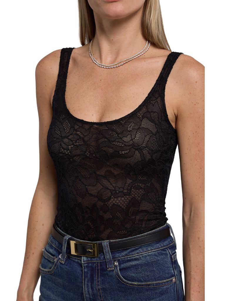 Gigi Lace Bodysuit Black