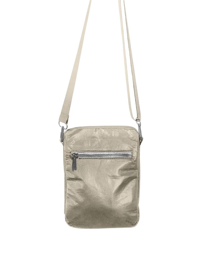 Cell Phone Purse in Shimmer Beige