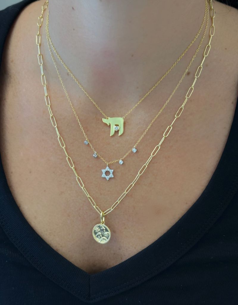 Mini Lucky Amulet Disk Charm