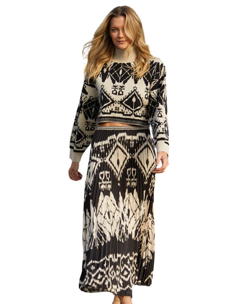 Lucille Ikat Tapestry Skirt