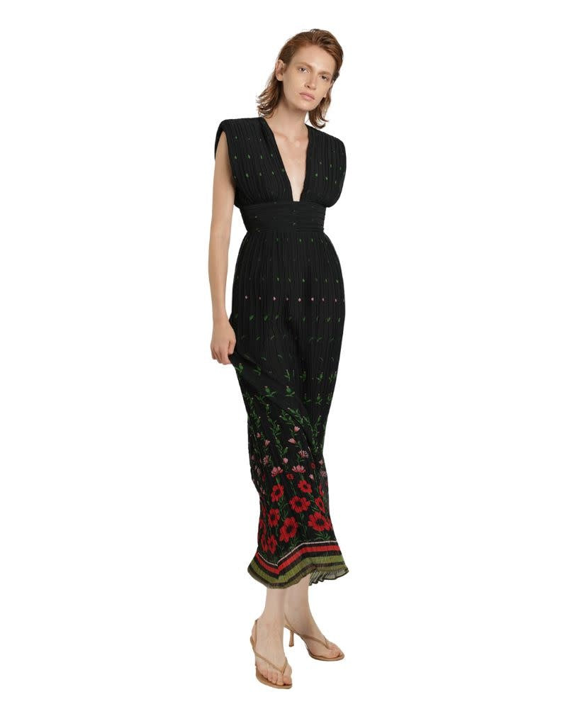 Bella Dress Black Print