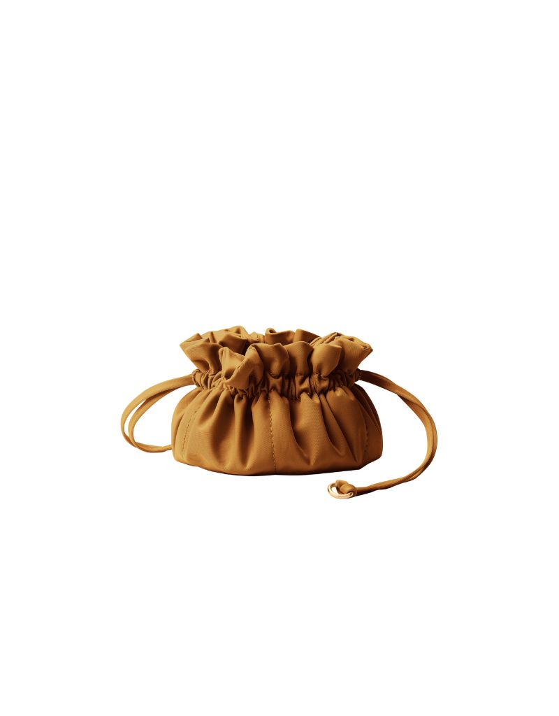 Lotus Petit Jewelry Pouch Tumeric