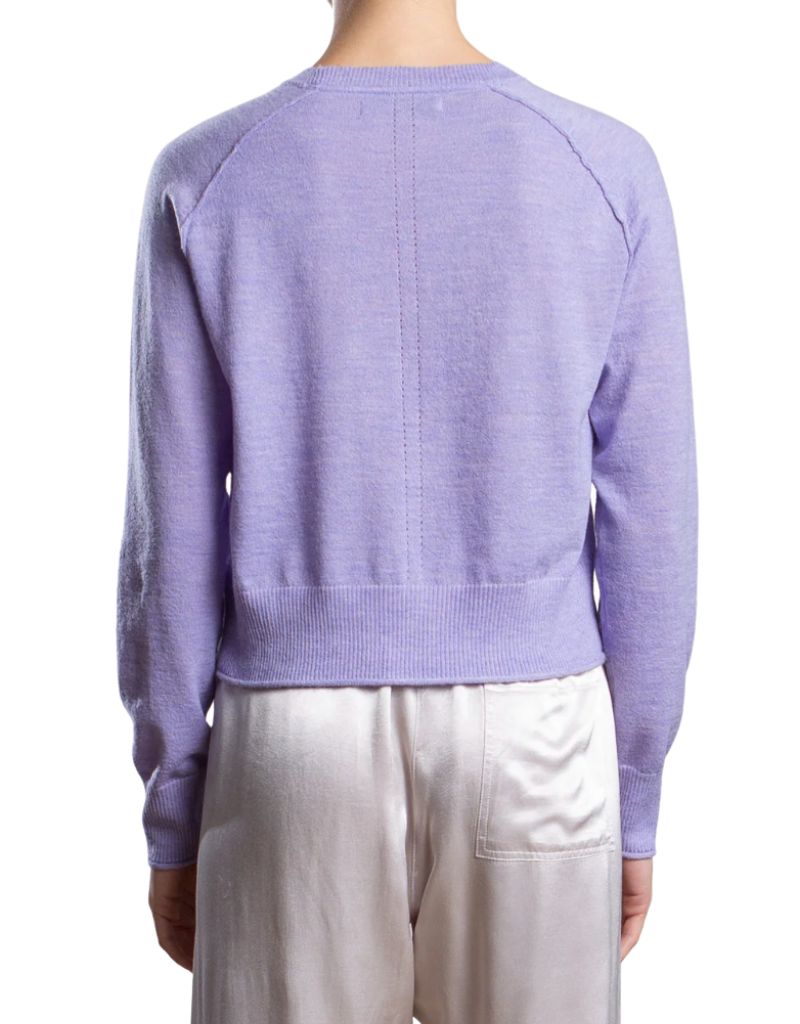 Eva Cardigan in Dulce Knitwear Lavender